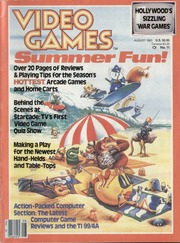 Video Games Magazine Vol 1 No 11 August 1983 - late summer gaming